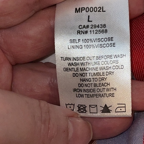 MISS ME COLORED STRIPED VISCOSE PANT Sz. L - Picture 15 of 16